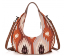 Crescent Crossbody Bag - Brown