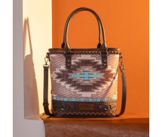 Aztec Concealed Carry Crossbody - Coffee