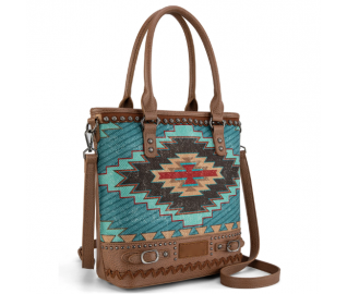 Aztec Concealed Carry Crossbody - Dark Blue