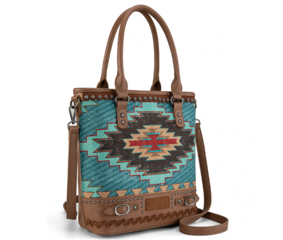 Aztec Concealed Carry Crossbody - Dark Blue