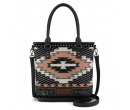 Aztec Concealed Carry Crossbody - Black