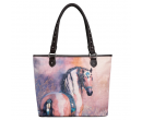 TB Horse Painting Tote - Blue