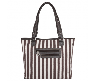 TB Aztec Print Canvas Tote Bag