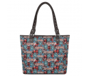 TB Blossom Print Canvas Tote Bag
