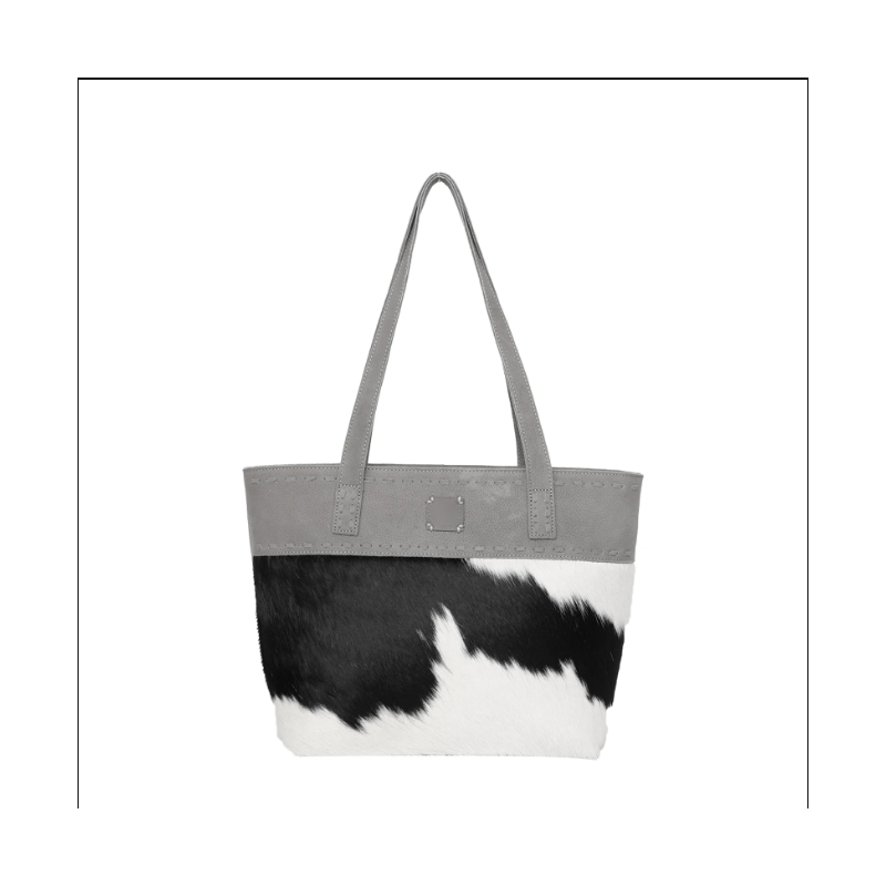 TB Real Leather Safety Large Travel Tote - Cow