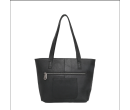 TB Real Leather Safety Large Travel Tote - Coffee