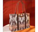 Trimeliebuy Southwestern Print Dual Lined Carry On/Tote
