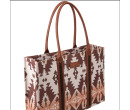 Trimeliebuy Southwestern Print Dual Lined Carry On/Tote