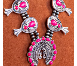 TB's Squash Blossom Pendant Necklace