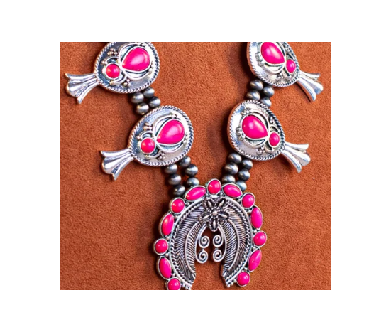 TB's Squash Blossom Pendant Necklace