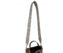 TB's Western Bling Bling Guitar Style Crossbody Strap - Light Grey