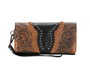 TW Collection Patterned Collection Wallet Orange