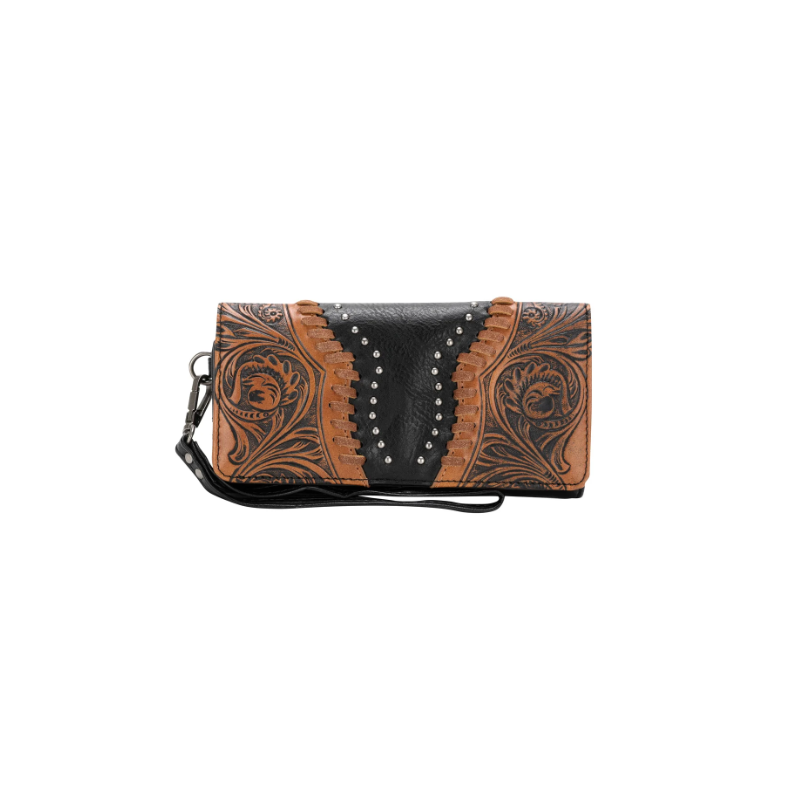 TW Collection Patterned Collection Wallet Orange