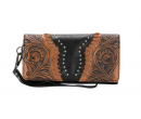 TW Collection Patterned Collection Wallet Orange