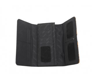 TW Collection Patterned Collection Wallet Turquoise