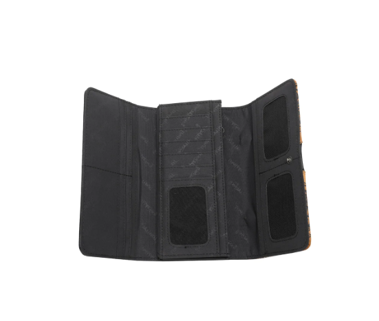 TW Collection Patterned Collection Wallet Turquoise