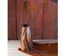 TW Collection Hair On Cowhide Concealed Carry Tote Khaki