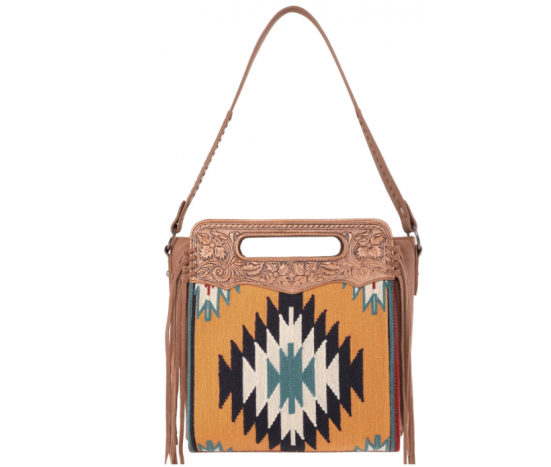 TW Collection Genuine Leather Collection Concealed Carry Hobo Blue