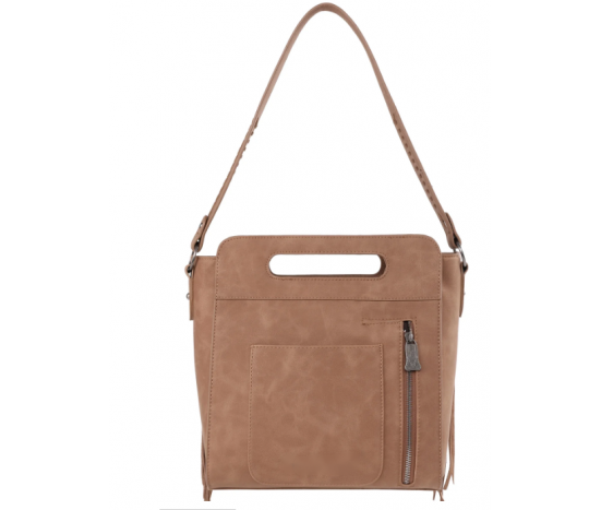 TW Collection Genuine Leather Collection Concealed Carry Hobo Blue