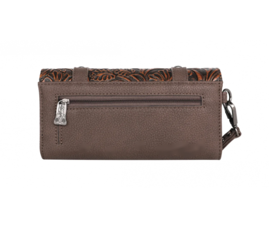 TW Collection Floral Tooled Collection Wallet Spot