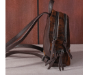 TW Collection Hair-On Cowhide Collection Mini Backpack Brown