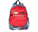 Starts Mixed Stripes Paisley Print Backpack