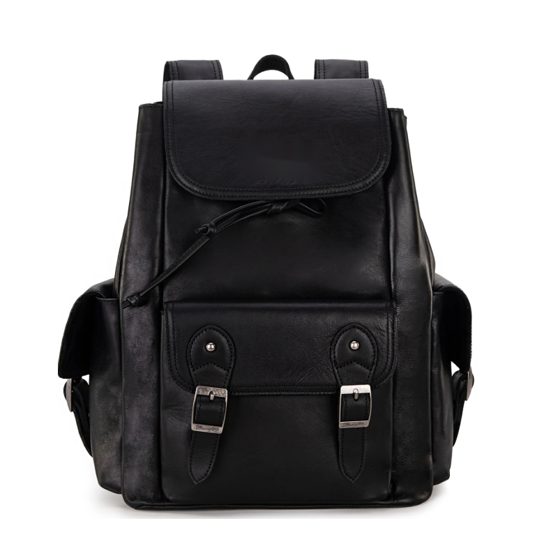 Black Knitted Backpack