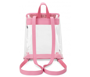 Clear Backpack- Transparent Pink