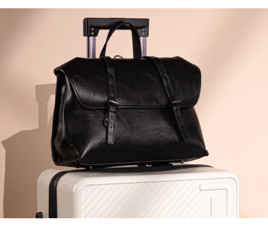 Top Handle Carry Satchel/Laptop Bag/Backpack/Crossbody - Black