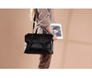 Top Handle Carry Satchel/Laptop Bag/Backpack/Crossbody - Black