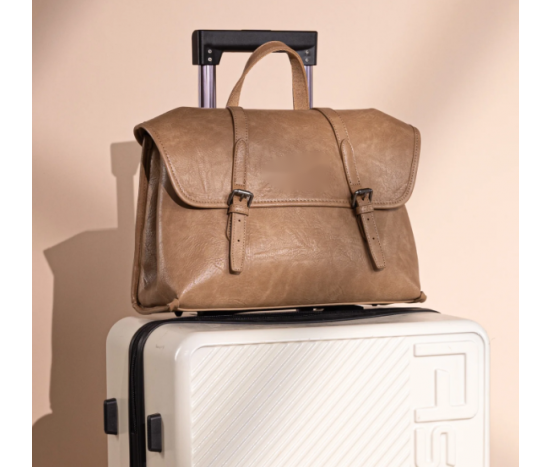 Top Handle Carry Satchel/Backpack/Crossbody - Khaki