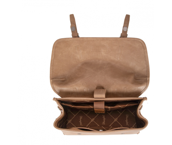 Top Handle Carry Satchel/Backpack/Crossbody - Khaki