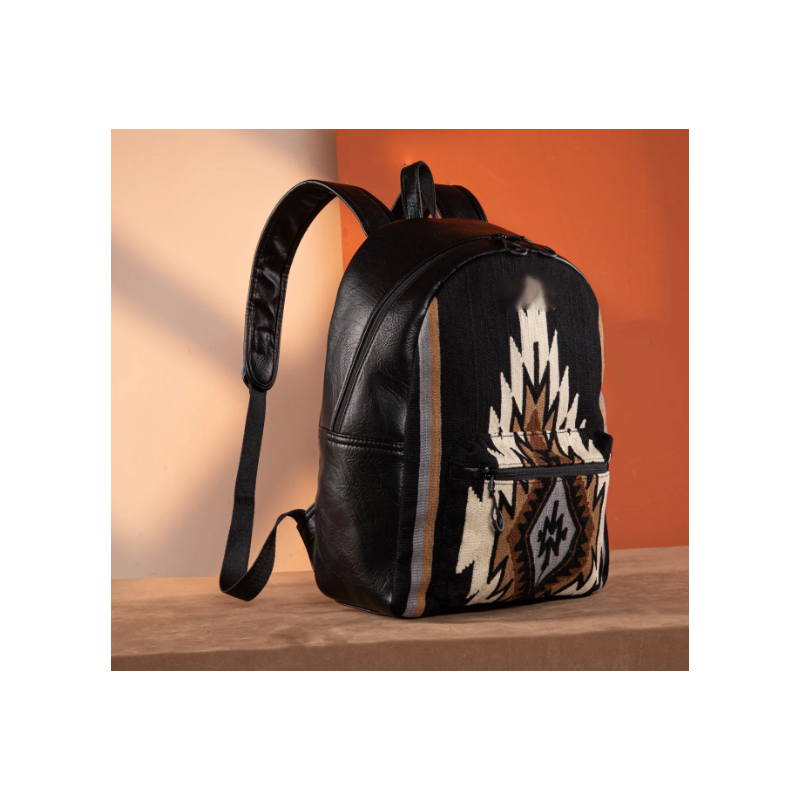 Knitted Backpack - Black