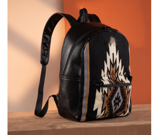 Knitted Backpack - Black