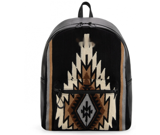 Knitted Backpack - Black