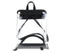 Clear Backpack- Transparent Black