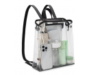 Clear Backpack- Transparent Black