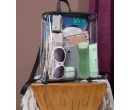 Clear Backpack- Transparent Black