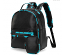 Cow Print Pattern Backpack With Coin Pouch - Turquoise