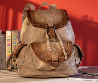 Stone Wash Backpack -Desert Khaki