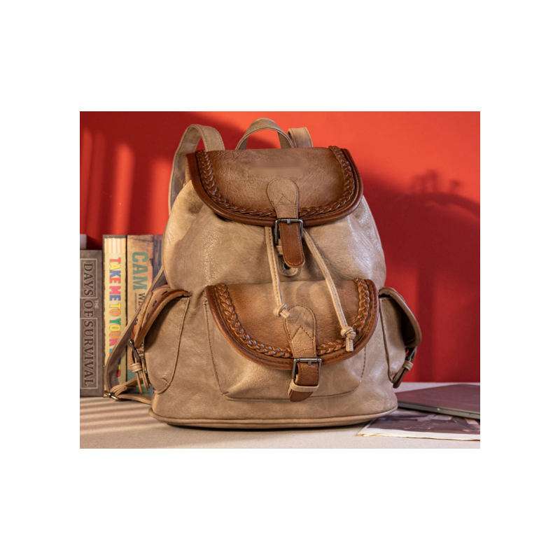 Stone Wash Backpack -Desert Khaki