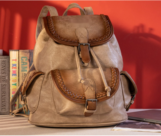 Stone Wash Backpack -Desert Khaki