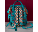 Aztec Printed Callie Backpack - Malachite