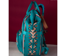 Aztec Printed Callie Backpack - Malachite