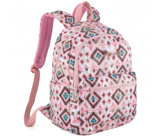 Aztec Print Backpack -Pink