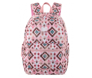 Aztec Print Backpack -Pink