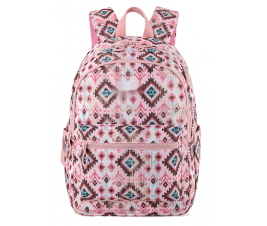 Aztec Print Backpack -Pink