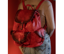 Stone Wash Backpack - Flaming Red