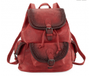 Stone Wash Backpack - Flaming Red