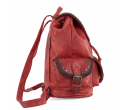 Stone Wash Backpack - Flaming Red